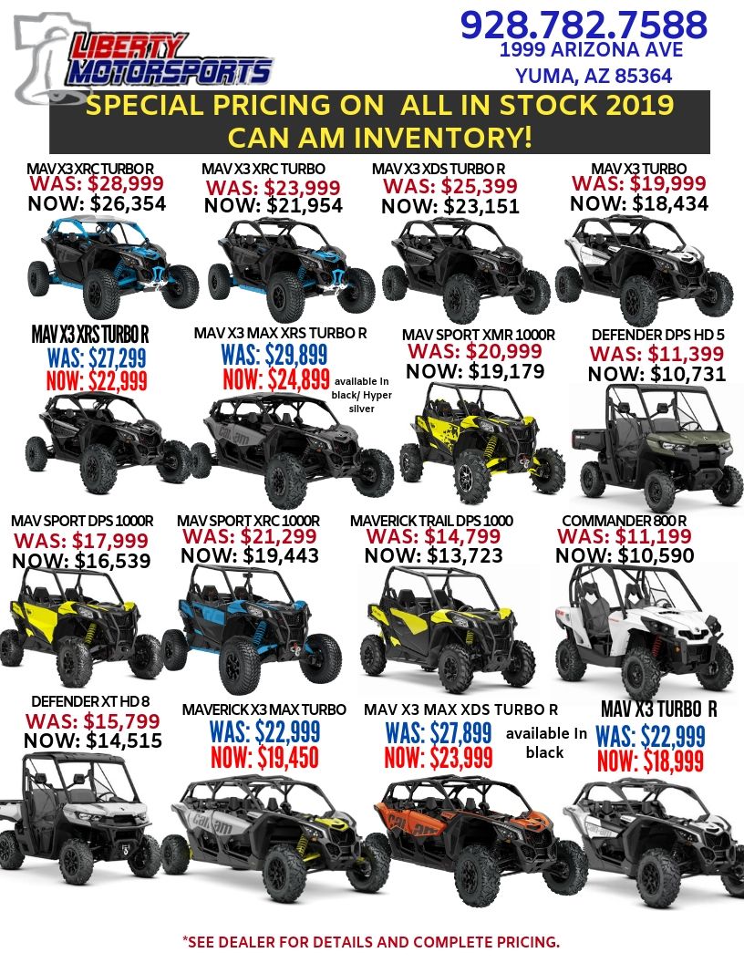 In Store Specials Liberty Motorsports Yuma Arizona